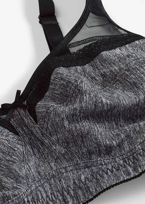 Entlastungs-BH ohne Bügel mit gepolsterten Trägern, bonprix