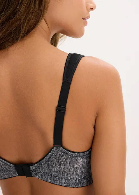 Entlastungs-BH ohne Bügel mit gepolsterten Trägern, bonprix