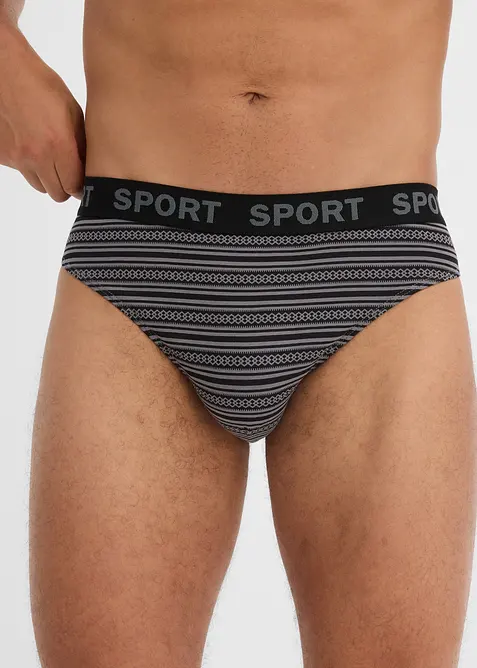 Slip mit weicher Baumwolle (4er Pack), bonprix