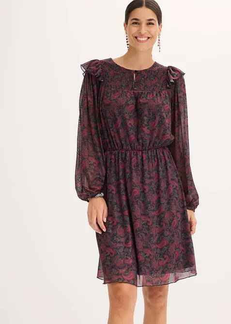 Robe en jersey mesh, bonprix