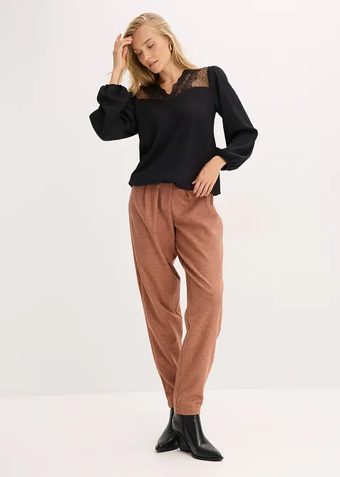 Blouse manches longues, bonprix