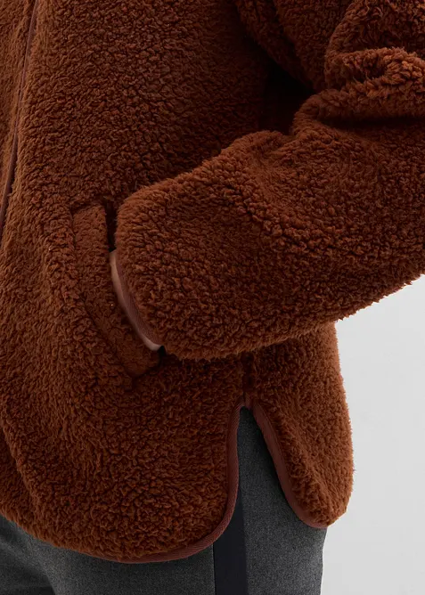 Teddy-Fleece Jacke, bonprix