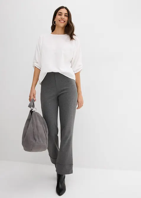 Pantalon en viscose mélangée, bonprix