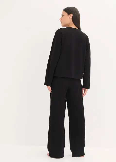 Weit geschnittener Loungewear Hausanzug aus weicher Baumwolle, bonprix