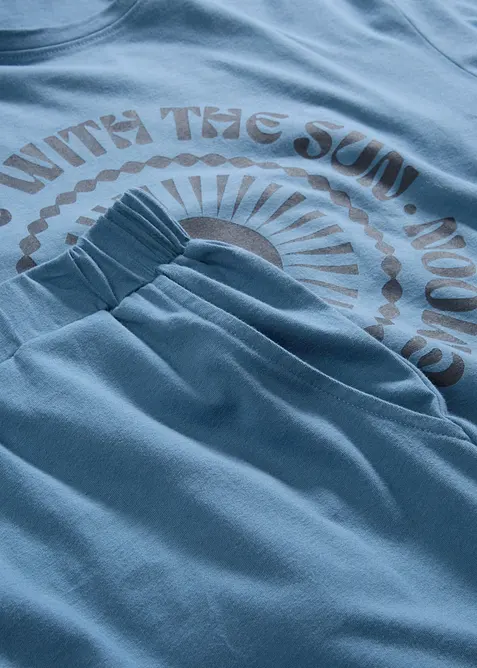 Shorty aus reiner Bio-Baumwolle mit langen Ärmeln, bonprix