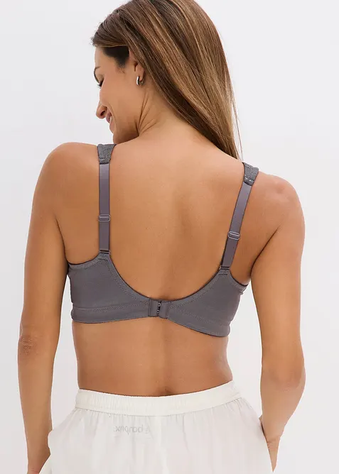 Soutien-gorge grand maintien sans armatures avec bretelles rembourrées, bonprix