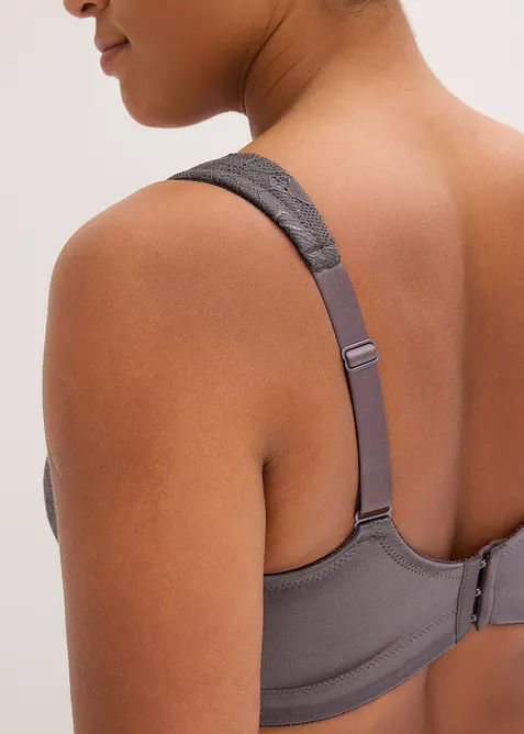 Entlastungs-BH ohne Bügel mit gepolsterten Trägern, bonprix