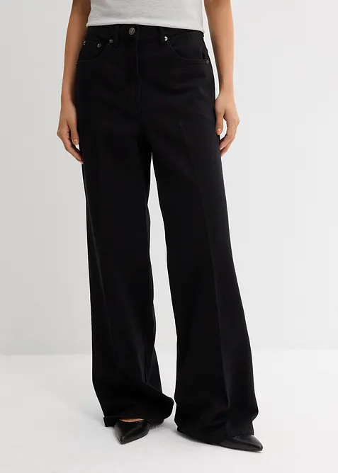 Twillhose mit Bügelfalte aus reiner Baumwolle, bonprix