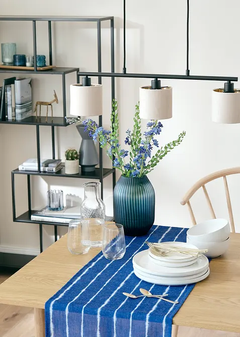 Tischläufer mit Leinenanteil, bonprix