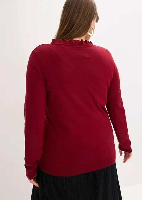 Feinstrickjacke aus fließendem Viskose-Mix, bonprix