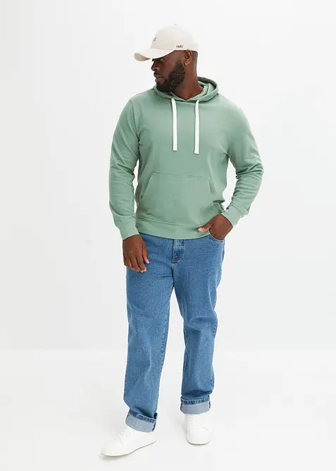 Sweat à capuche 100% coton, bonprix