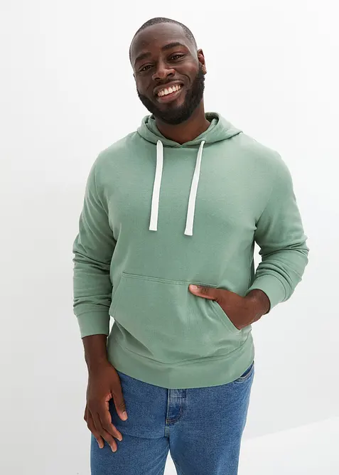 Sweat à capuche 100% coton, bonprix