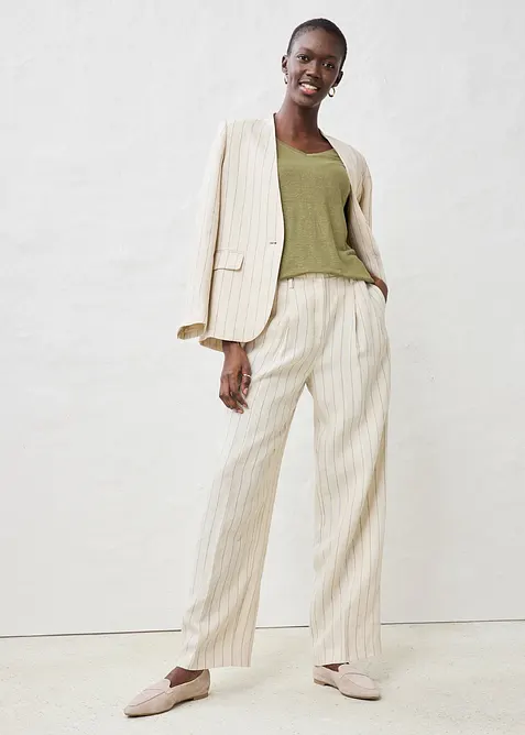 Shirt aus reinem Leinen, bonprix