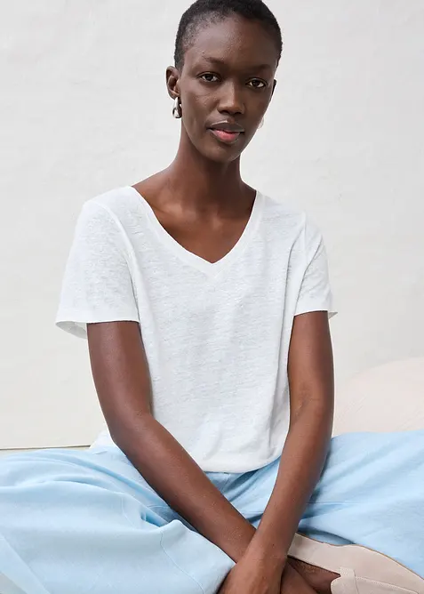 Shirt aus reinem Leinen, bonprix