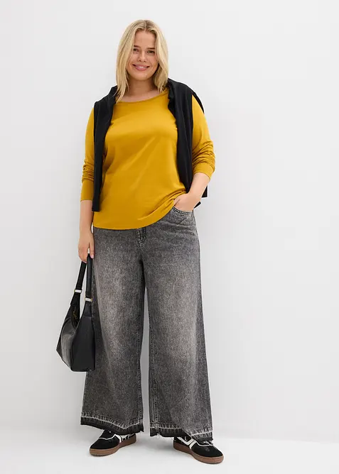 Langarmshirt (2er Pack), bonprix