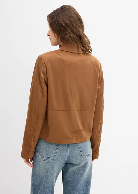 Velourslederimitat-Jacke, bonprix