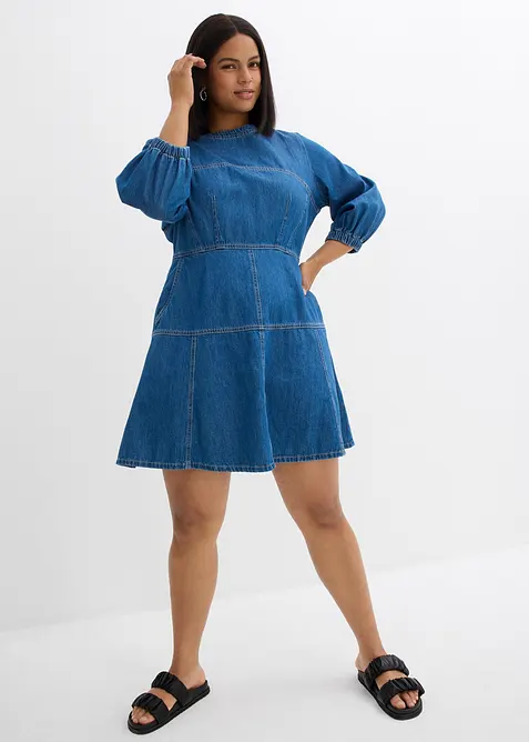 Robe en jean 100% coton, bonprix