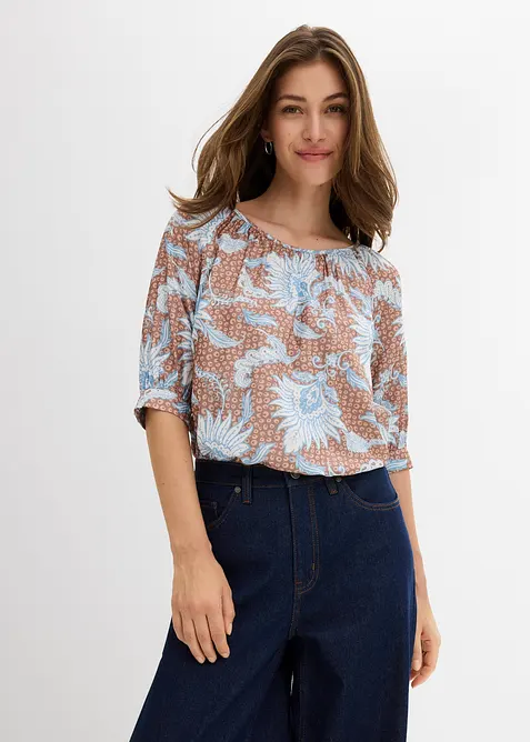 Bluse aus feinem Viskose-Mix, bonprix