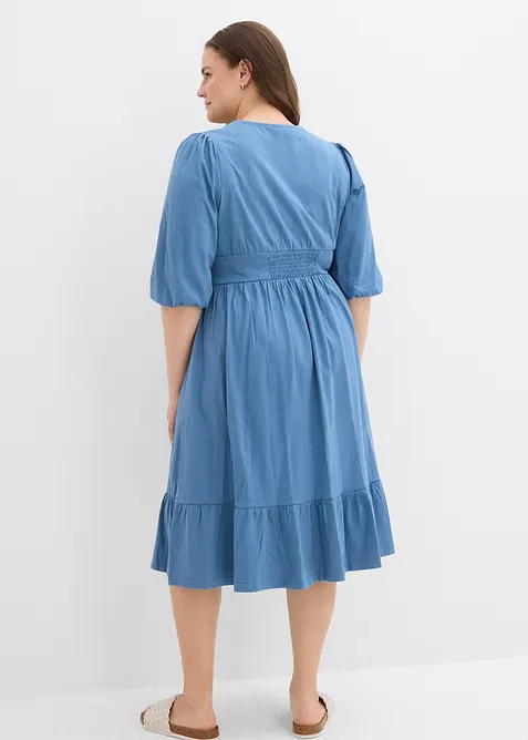 Jerseykleid aus reiner Baumwolle, bonprix