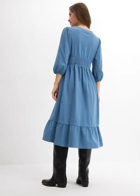 Jerseykleid aus reiner Baumwolle, bonprix