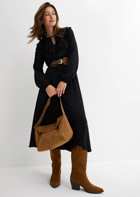 Maxikleid aus fließender Viskose, bonprix