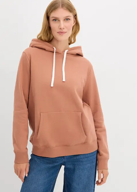 Sweat-shirt à capuche avec détails contrastants, bonprix
