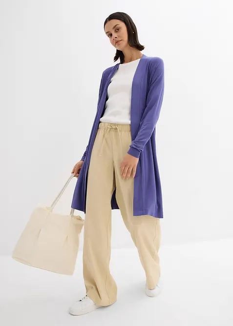 Gilet long et doux, bonprix