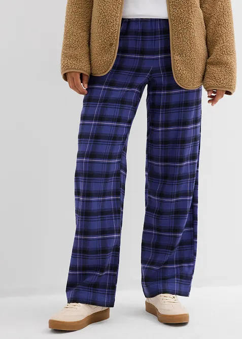 Flanellhose aus reiner Bio-Baumwolle, bonprix