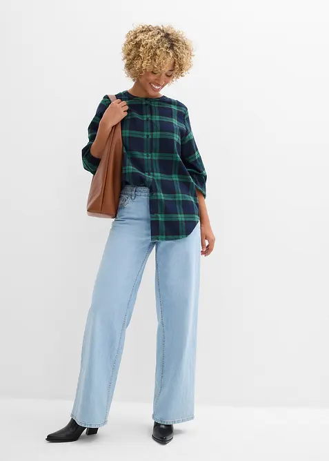 Flanellhemd aus reiner Baumwolle, bonprix