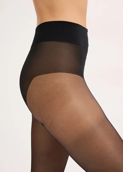 Semi-transparente Strumpfhose, 30 DEN, 2er Pack, bonprix