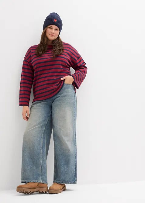 T-shirt marinière 100% coton, bonprix