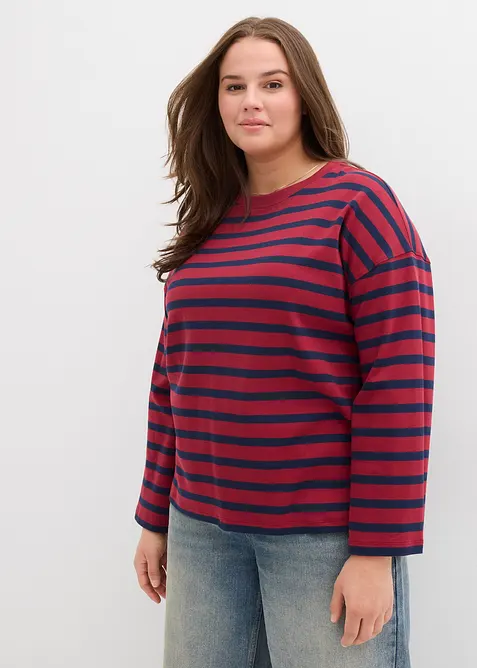 T-shirt marinière 100% coton, bonprix