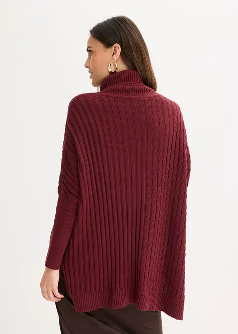 Pull poncho oversize, bonprix