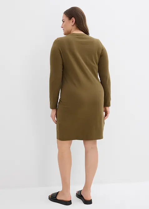Jerseykleid aus Baumwolle mit Stretch (2er Pack), bonprix