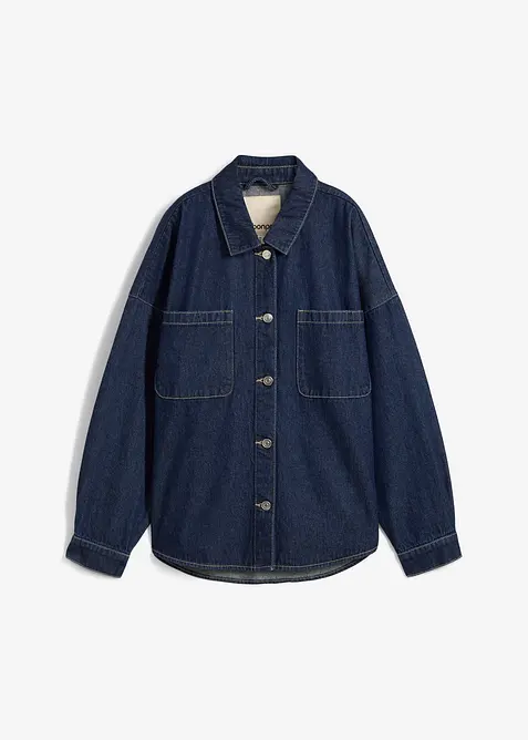Surchemise oversize en jean 100% coton, bonprix