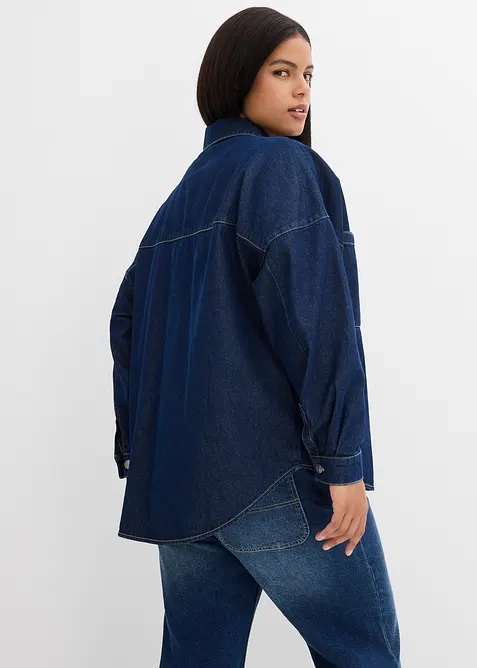 Surchemise oversize en jean 100% coton, bonprix