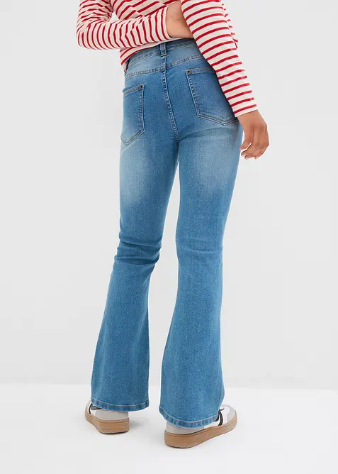 Jean flare taille mi-haute, bonprix