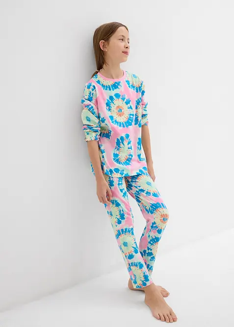 Pyjama + Shorty mit weicher Bio-Baumwolle (4-tlg. Set), bonprix