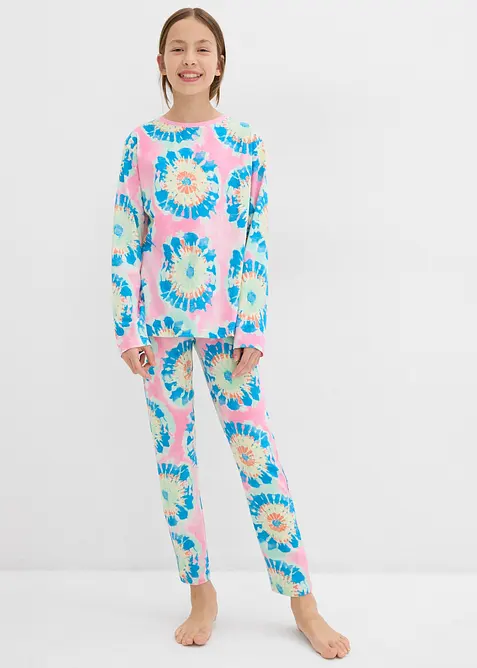 Pyjama + Shorty mit weicher Bio-Baumwolle (4-tlg. Set), bonprix