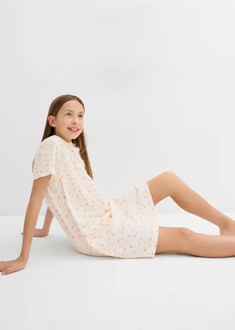 Nachthemd aus reiner Bio-Baumwolle (3er Pack), bonprix