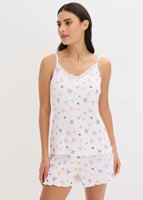 Shorty aus Rippe, bonprix