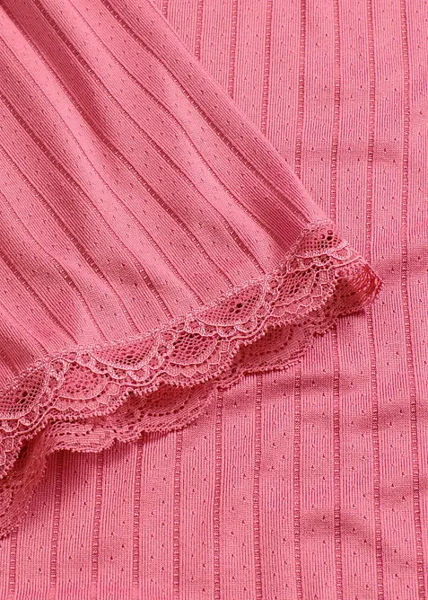 Shorty aus weichem Pointelle-Jersey, bonprix