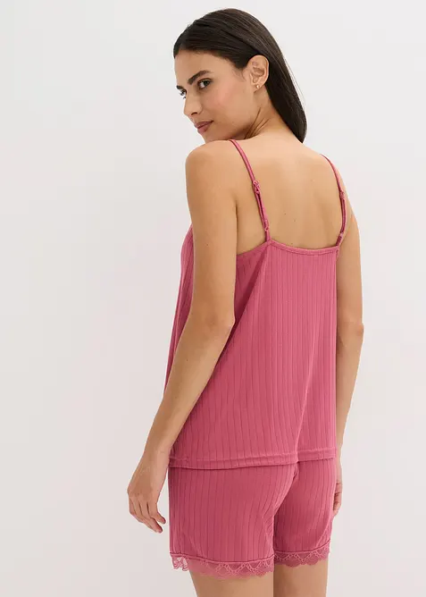 Shorty aus weichem Pointelle-Jersey, bonprix