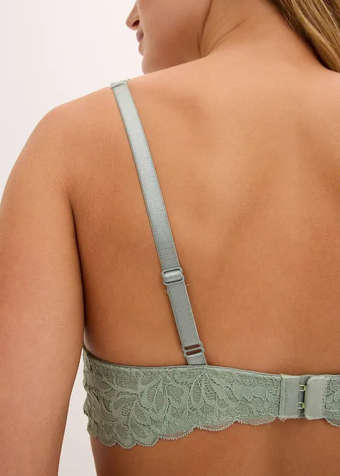 Soutien-gorge à coques et dentelle florale, bonprix