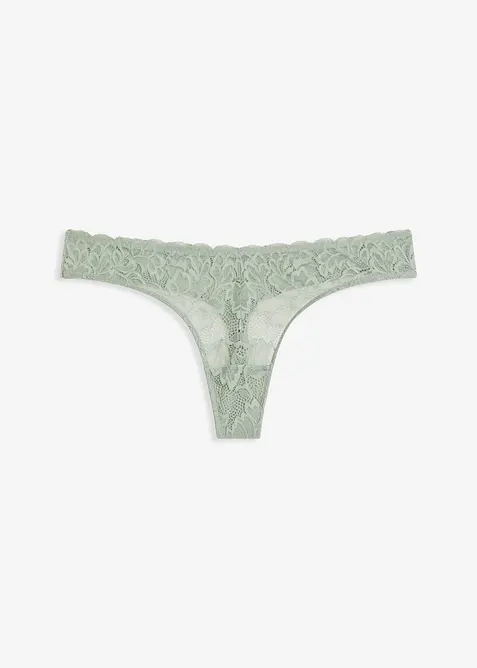 V-String mit floraler Spitze, bonprix