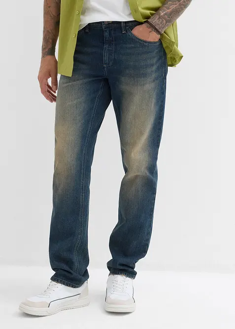 Regular Fit Stretch-Jeans, Straight, bonprix