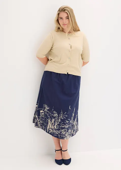 Feinstrickjacke aus feinem Viskose-Mix, bonprix