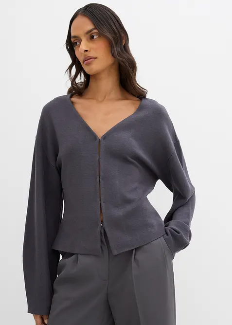 Strickjacke aus Viskose-Mix, bonprix