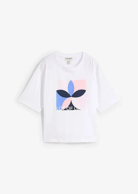 T-Shirt aus reiner Baumwolle, bonprix