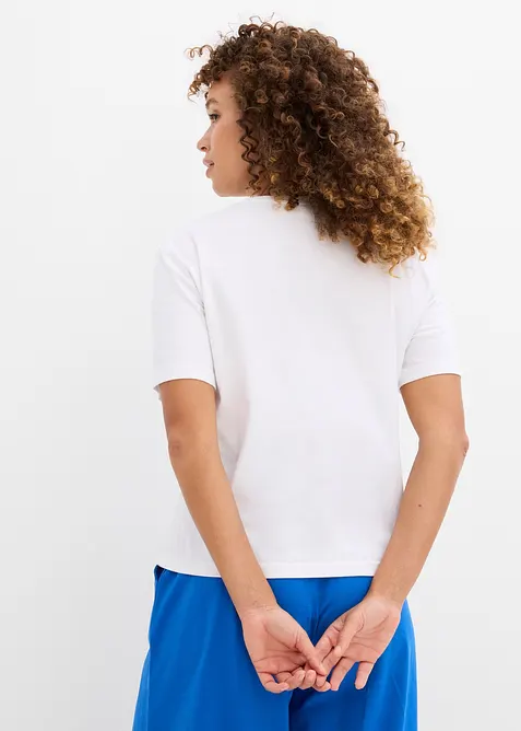 Bedrucktes T-Shirt aus reiner Baumwolle, bonprix